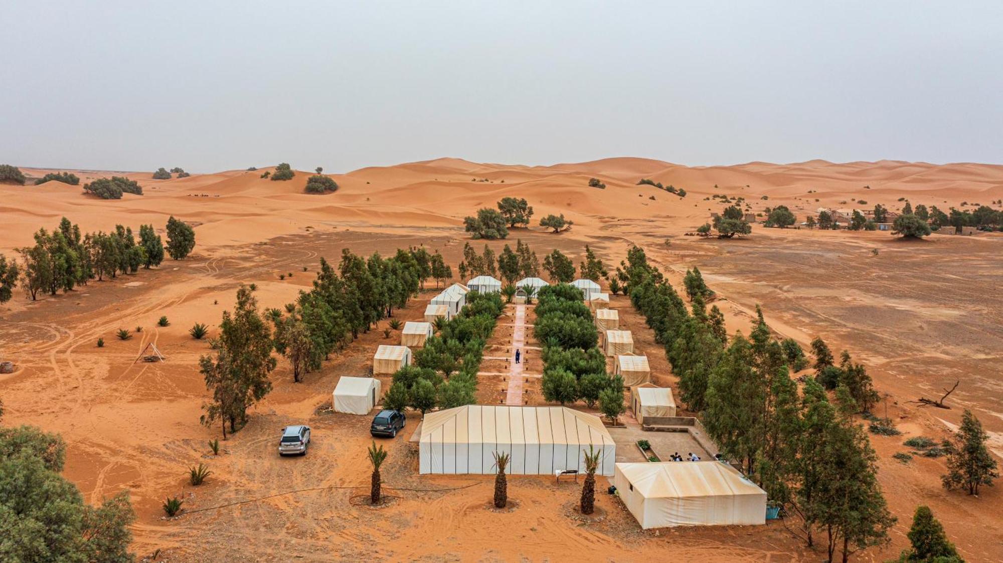 Merzouga Camp Erg Znaigui Hotel Taouz Exterior photo